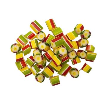 Paczka cukierków BEZ CUKRU Ananas Truskawka Jabłko