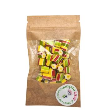 Paczka cukierków BEZ CUKRU Ananas Truskawka Jabłko